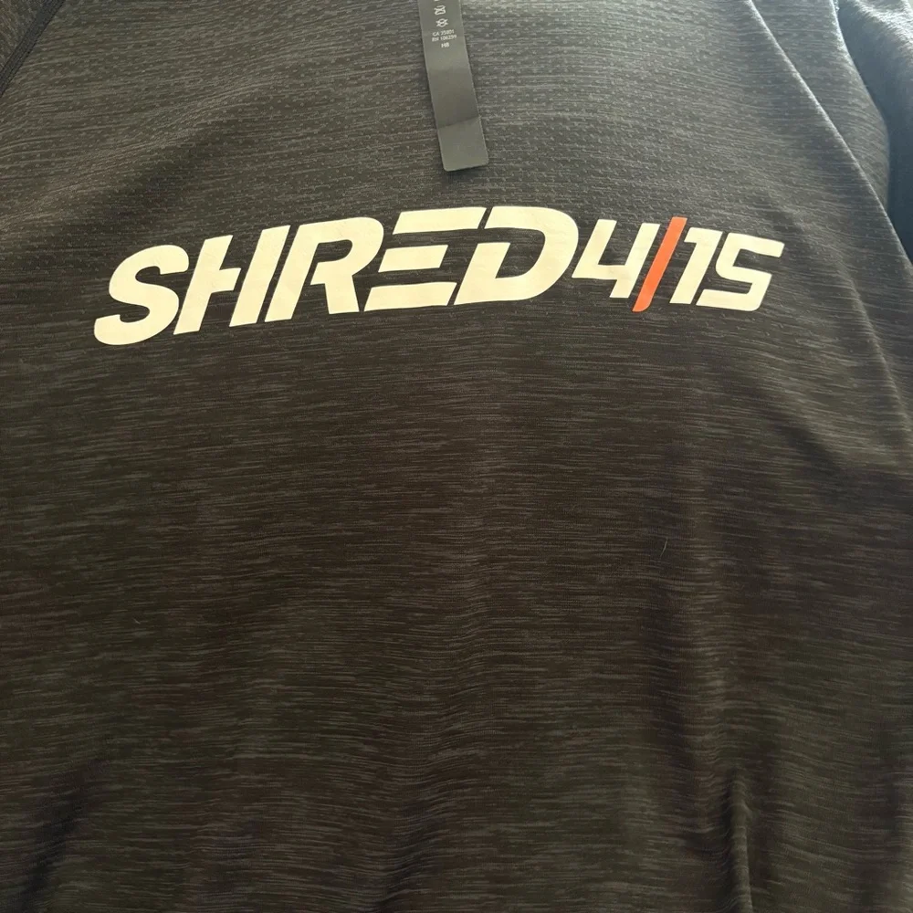 Lululemon Athletica Metal Vent Tech Short-Sleeve Shirt Shred 4/15 Fitness Logo M